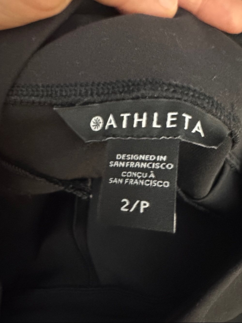 Athleta Endless High Rise Black Pants 2 P - Picture 7 of 7